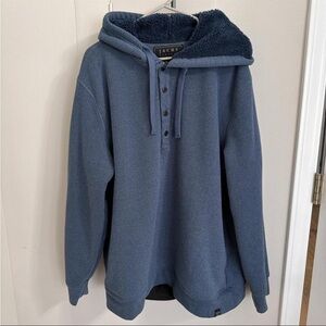 Jachs New York Navy Sherpa Hoodie – Men’s XL